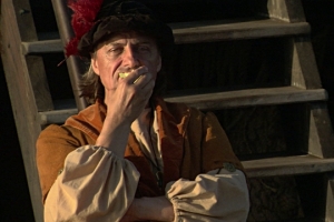 Christopher Columbus eating